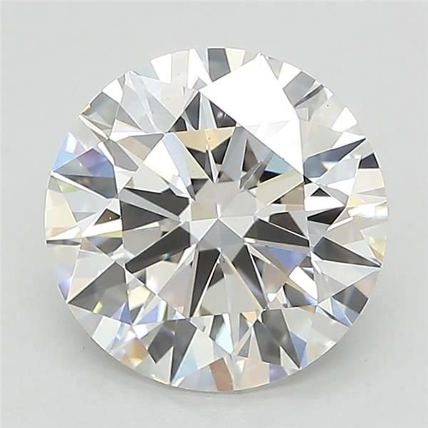 2.72ct D VS1 Rare Carat Ideal Cut Round Lab Grown Diamond