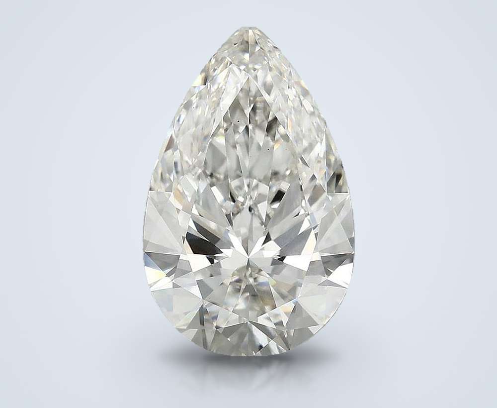 5.59 Carat Pear Lab Diamond