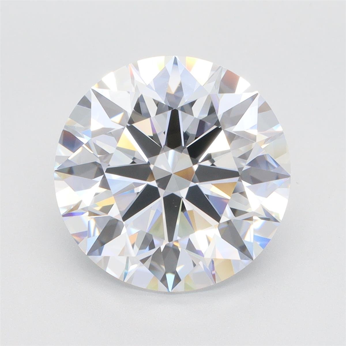 6.10ct F VVS1 Rare Carat Ideal Cut Round Lab Grown Diamond