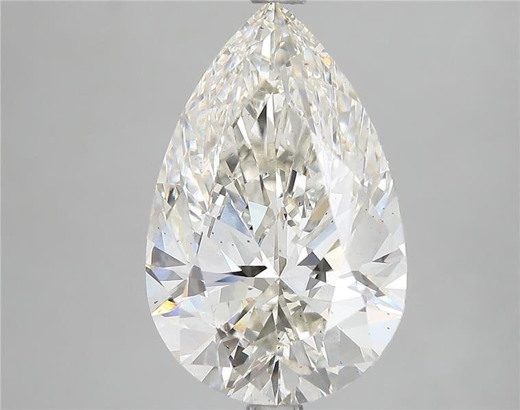 5.06ct J SI1 Rare Carat Ideal Cut Pear Lab Grown Diamond