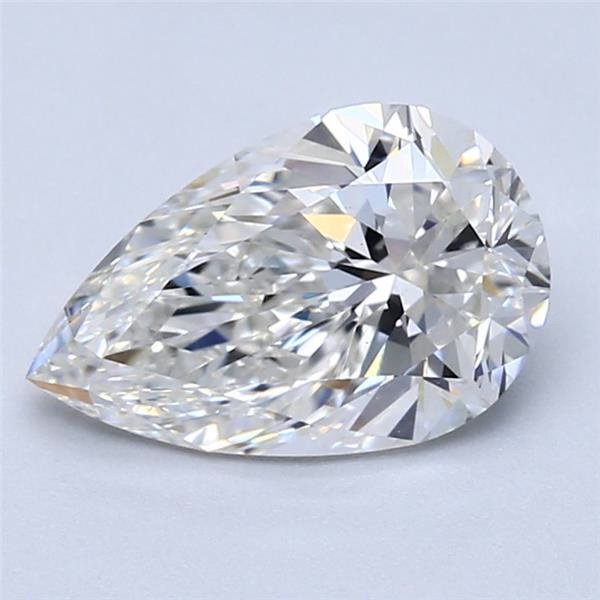 1.62ct G VS1 Rare Carat Ideal Cut Pear Diamond