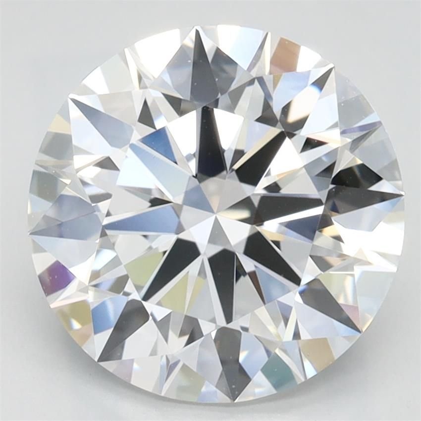 3.18ct D IF Rare Carat Ideal Cut Round Lab Grown Diamond
