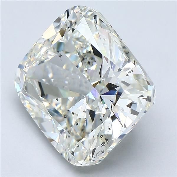 7.01ct J SI2 Very Good Cut Cushion Diamond