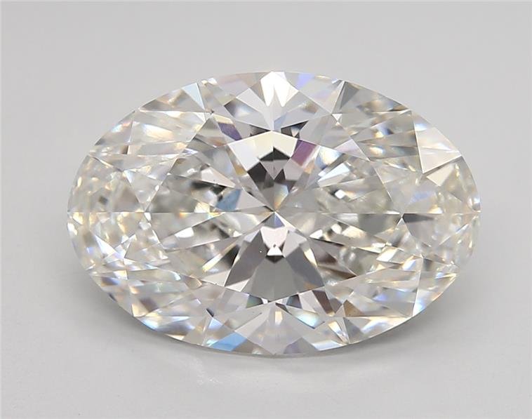 5.14ct G VS1 Rare Carat Ideal Cut Oval Lab Grown Diamond