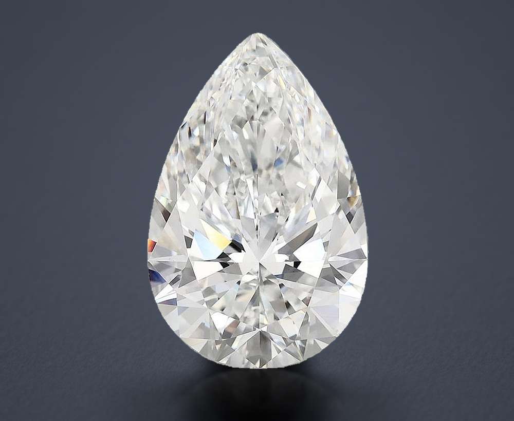 7.74 Carat Pear Lab Diamond