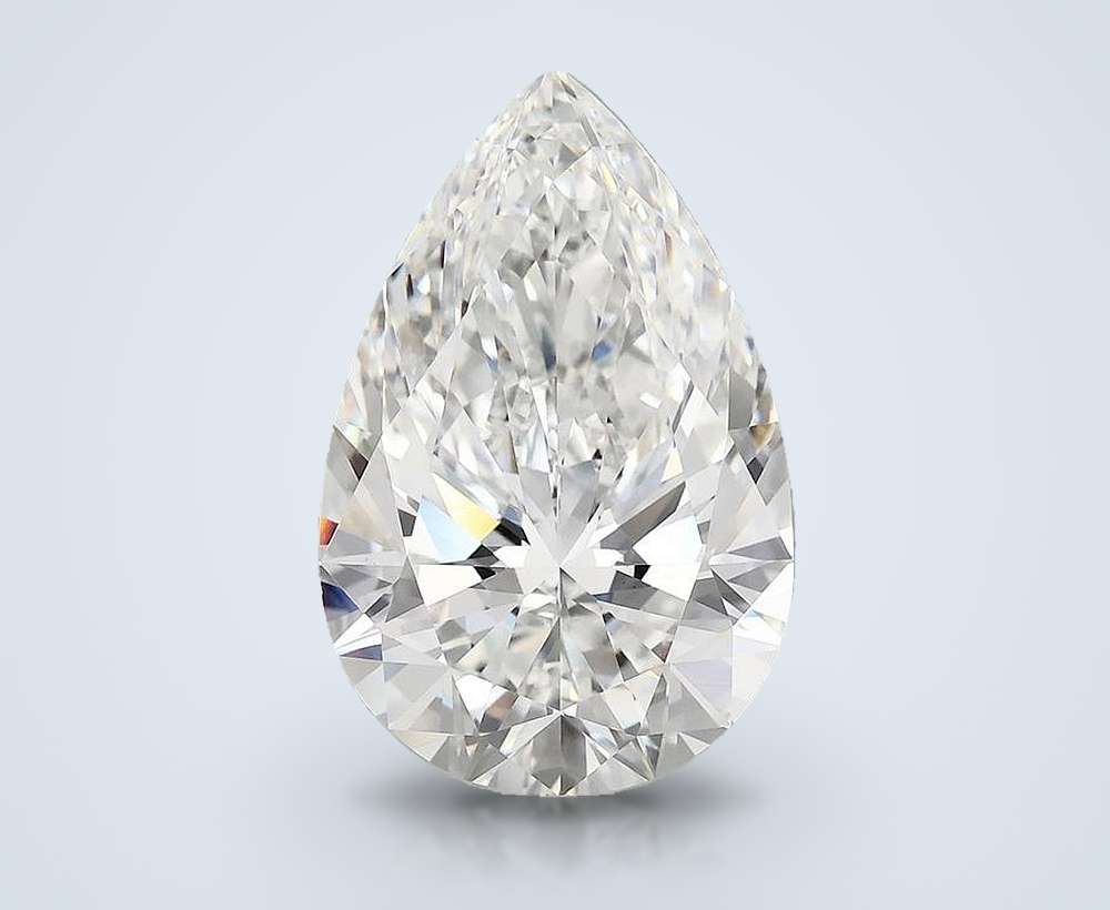 7.74 Carat Pear Lab Diamond