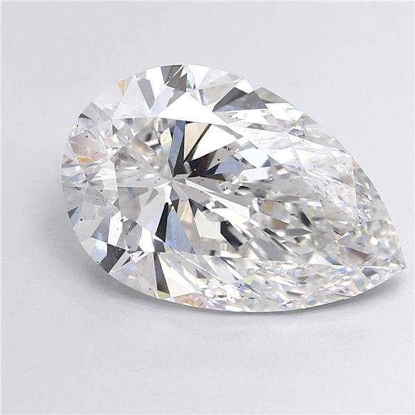 8.52ct F SI1 Rare Carat Ideal Cut Pear Lab Grown Diamond