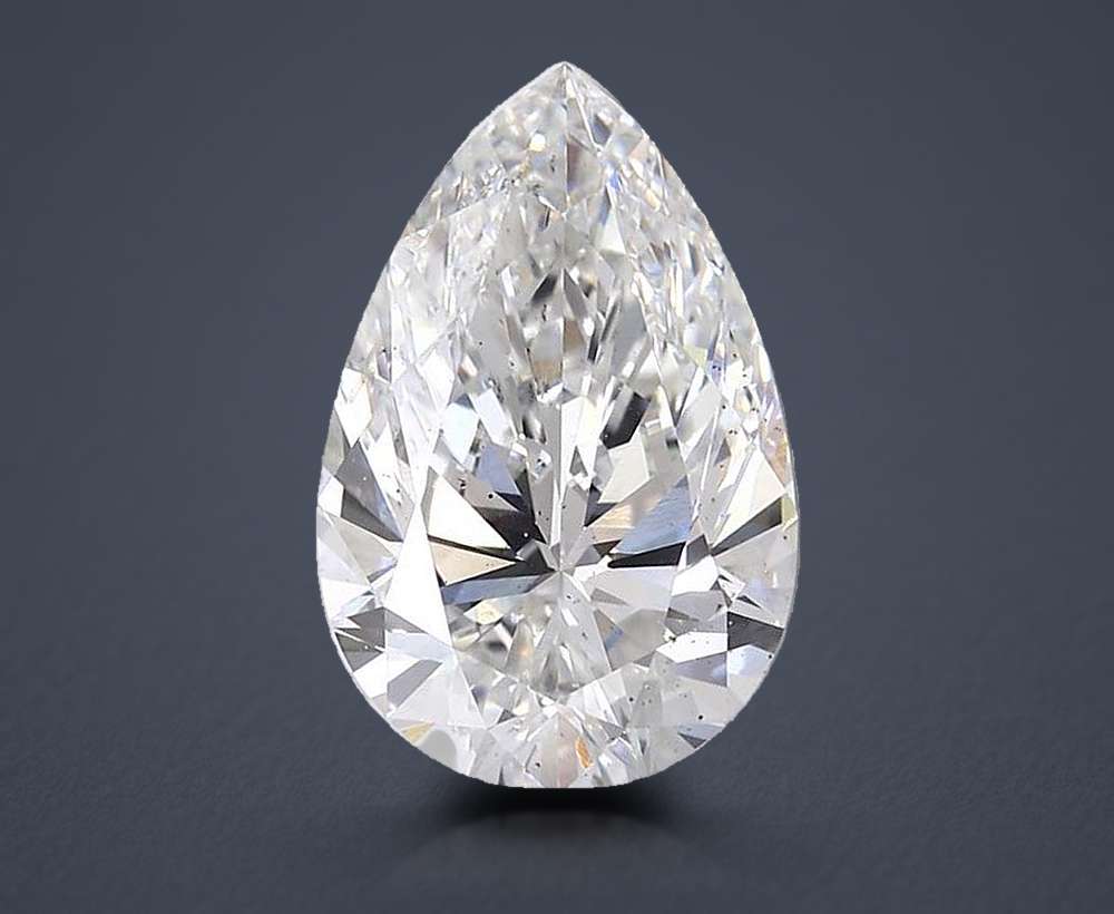 8.52 Carat Pear Lab Diamond