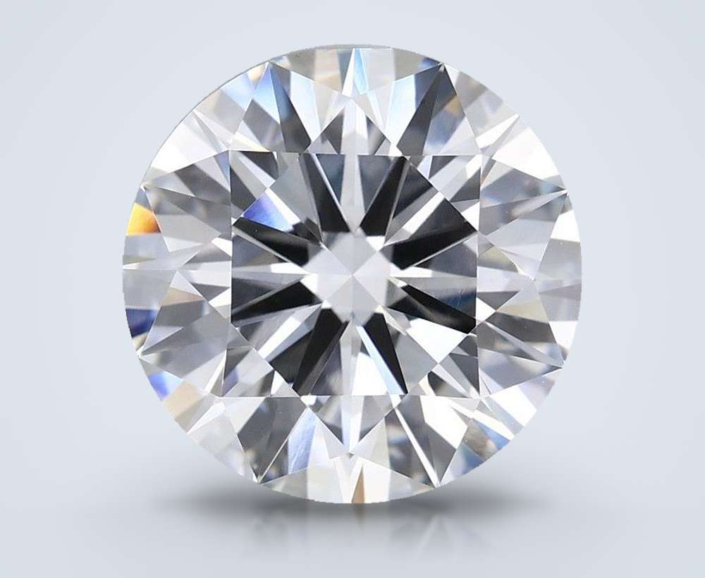 6.08 Carat Round Lab Diamond