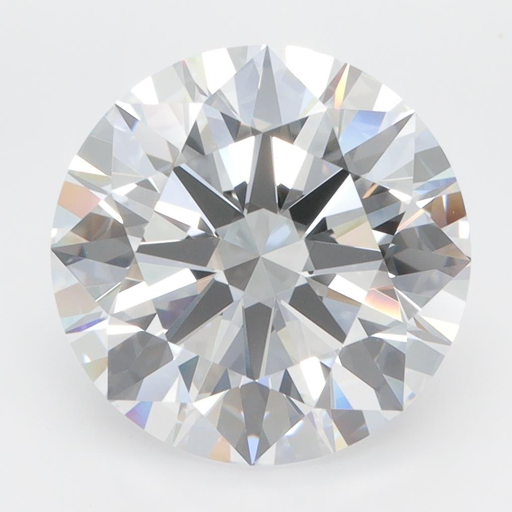 5.58ct D FL Rare Carat Ideal Cut Round Lab Grown Diamond