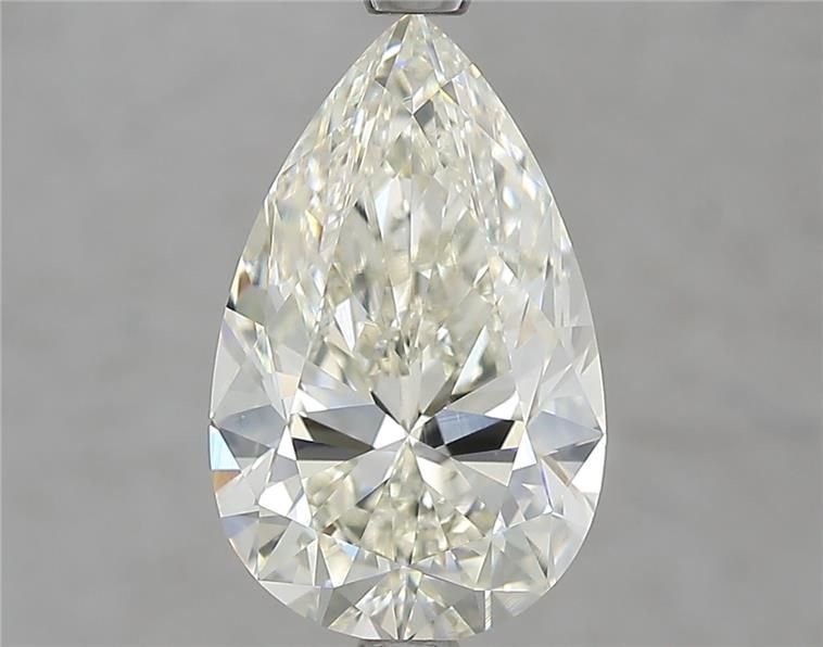 3.02ct H VS2 Rare Carat Ideal Cut Pear Diamond