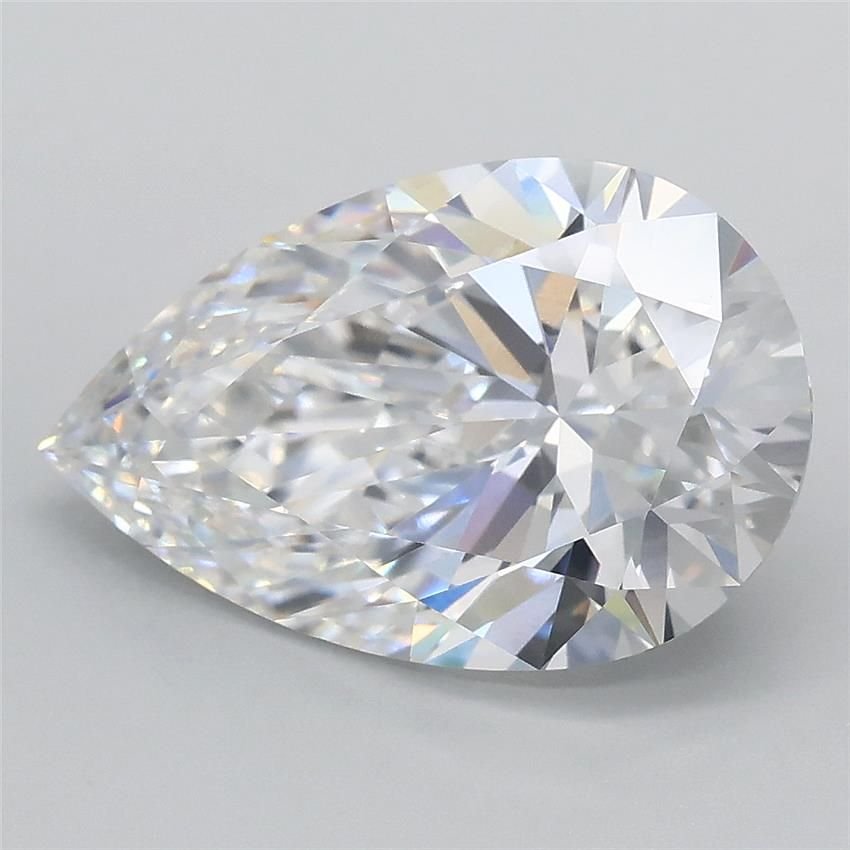 3.08ct E VS1 Rare Carat Ideal Cut Pear Lab Grown Diamond