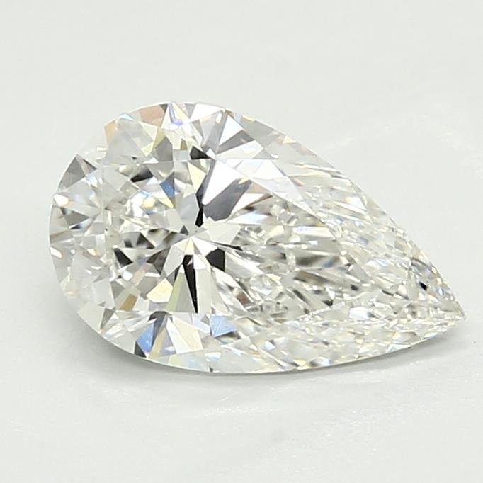 1.32ct E VS1 Rare Carat Ideal Cut Pear Lab Grown Diamond