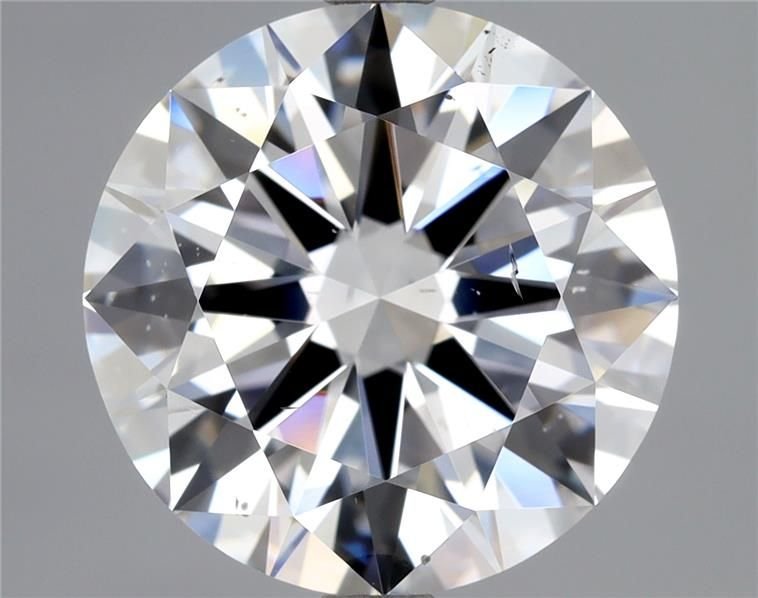 3.01ct D SI1 Rare Carat Ideal Cut Round Diamond