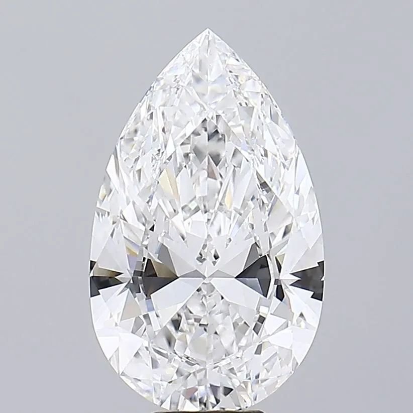 20.12ct D VVS2 Rare Carat Ideal Cut Pear Lab Grown Diamond
