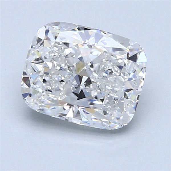 2.03ct E VS2 Rare Carat Ideal Cut Cushion Diamond