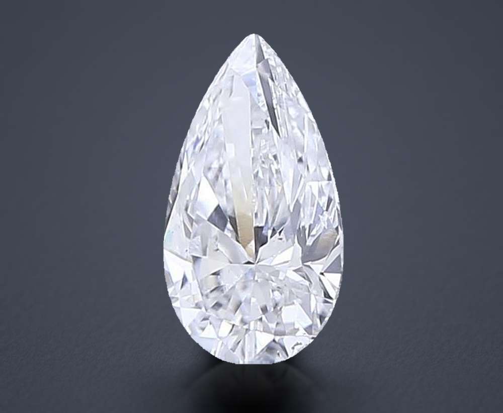 0.34 Carat Pear Lab Diamond