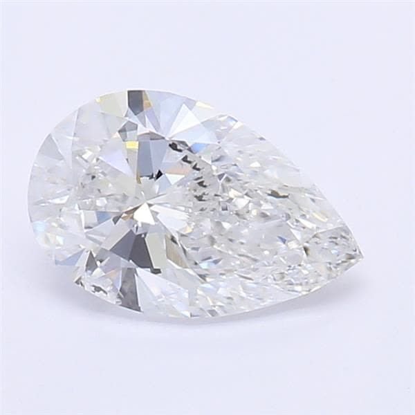 0.49ct D SI2 Rare Carat Ideal Cut Pear Lab Grown Diamond