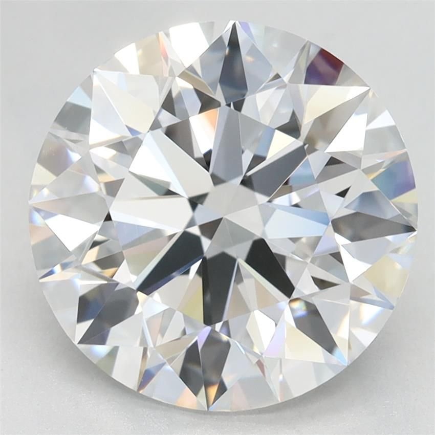 4.09ct D VVS1 Rare Carat Ideal Cut Round Lab Grown Diamond