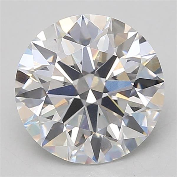 2.70ct D VS1 Rare Carat Ideal Cut Round Lab Grown Diamond