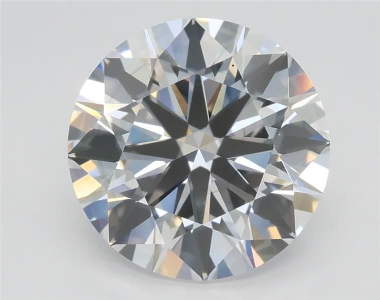 3.02ct D VS2 Excellent Cut Round Lab Grown Diamond