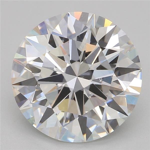 2.51ct F VS1 Rare Carat Ideal Cut Round Lab Grown Diamond