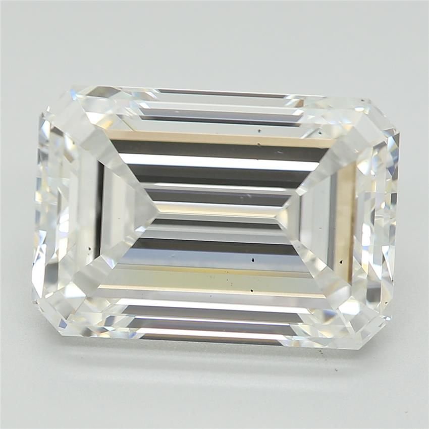 4.93ct E VS2 Rare Carat Ideal Cut Emerald Lab Grown Diamond