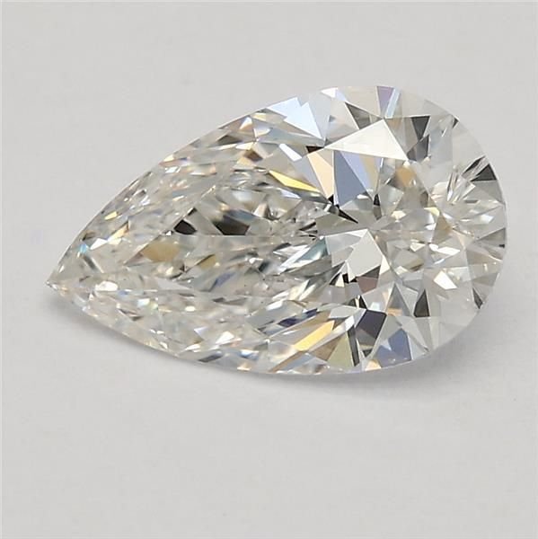 0.76ct F VS1 Rare Carat Ideal Cut Pear Lab Grown Diamond