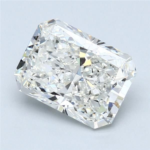 3.03ct H VS1 Rare Carat Ideal Cut Radiant Diamond