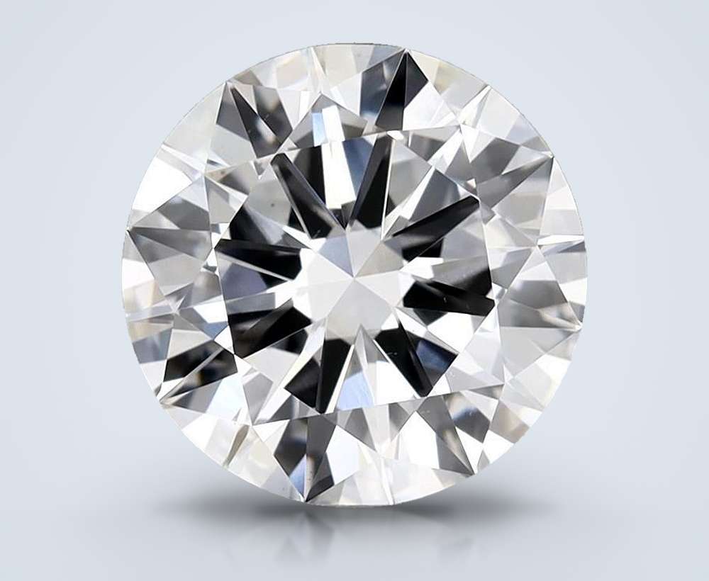 3.78 Carat Round Lab Diamond