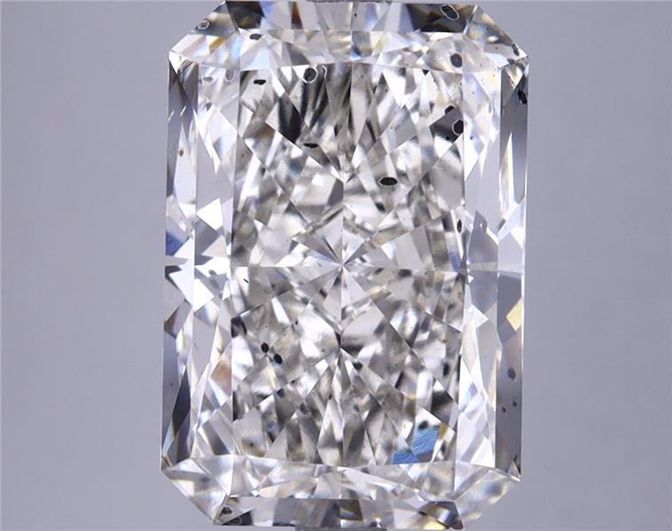 5.74ct H SI2 Rare Carat Ideal Cut Radiant Lab Grown Diamond