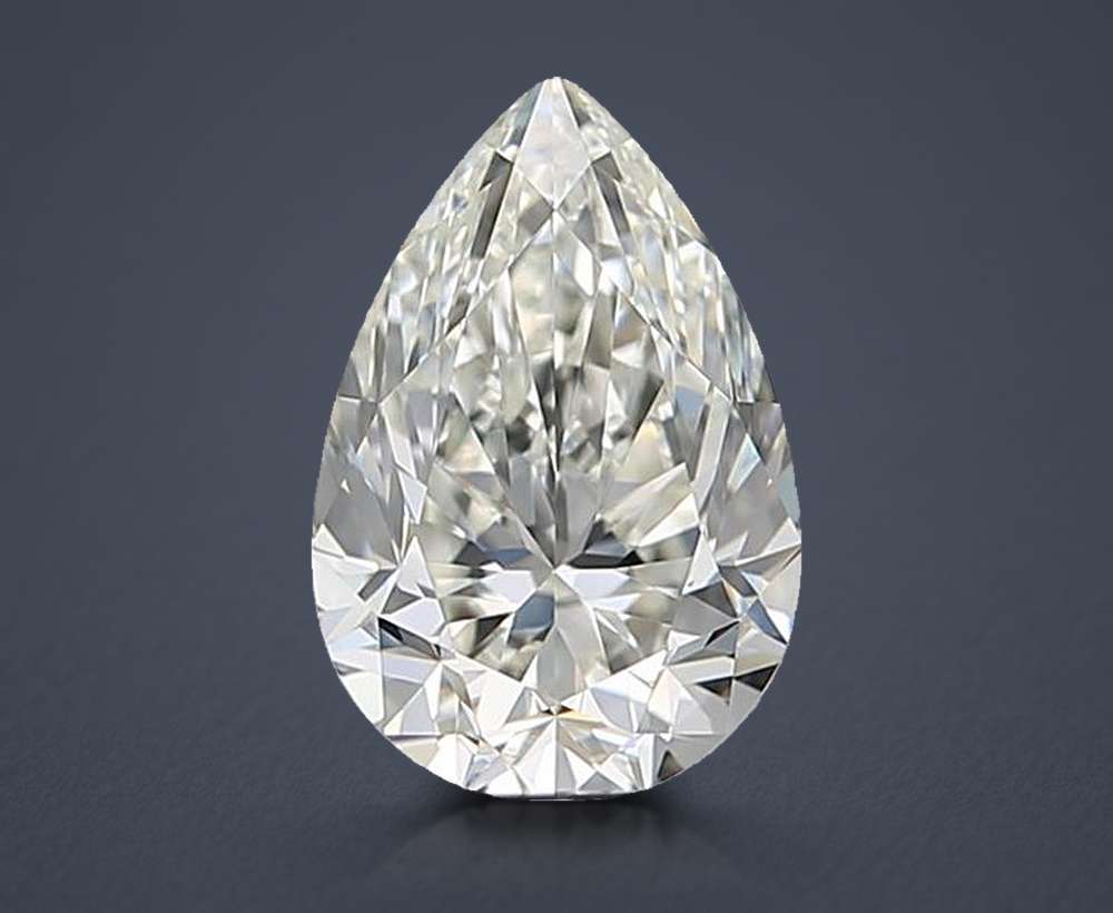 0.90 Carat Pear Natural Diamond