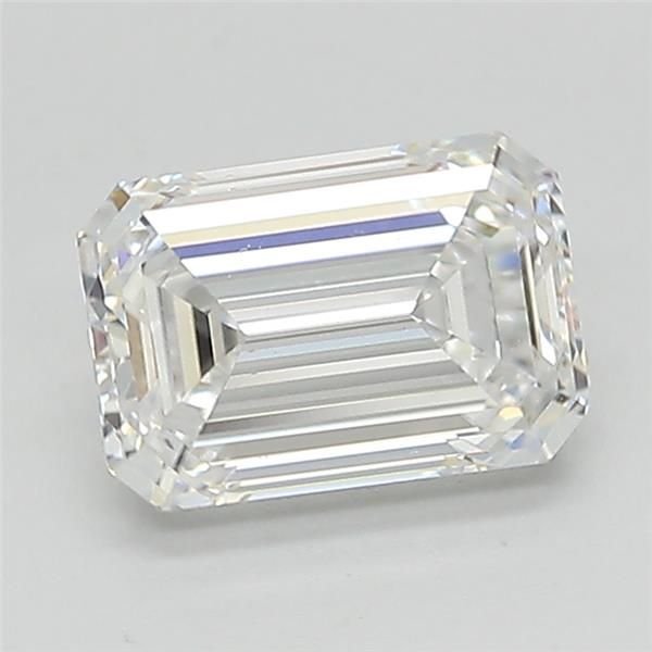 1.53ct D VS2 Rare Carat Ideal Cut Emerald Lab Grown Diamond