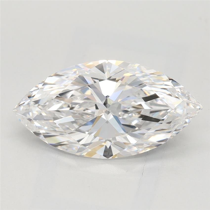 1.65ct D VVS1 Rare Carat Ideal Cut Marquise Lab Grown Diamond