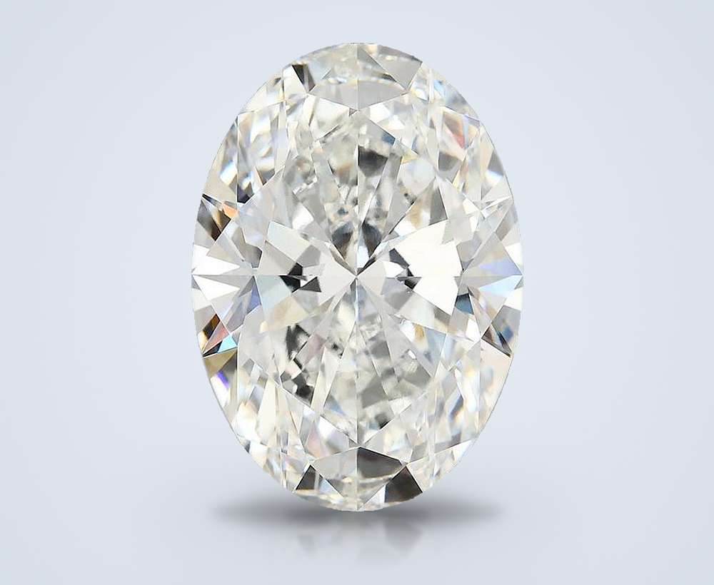9.93 Carat Oval Lab Diamond