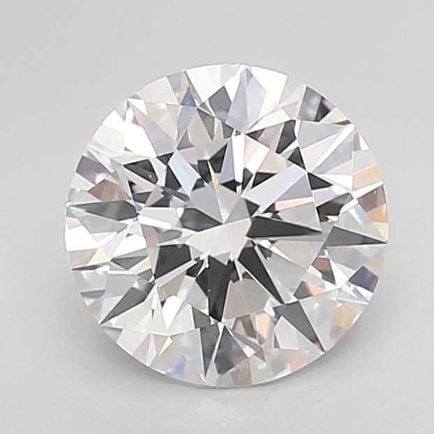 2.89ct D VVS2 Rare Carat Ideal Cut Round Lab Grown Diamond