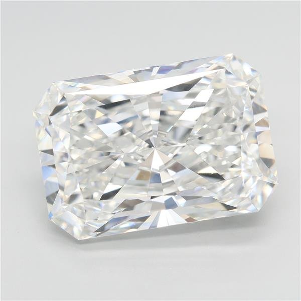 11.11ct F VVS2 Rare Carat Ideal Cut Radiant Lab Grown Diamond