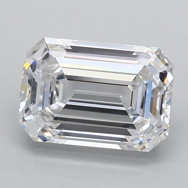 1.06ct D VVS2 Rare Carat Ideal Cut Emerald Lab Grown Diamond