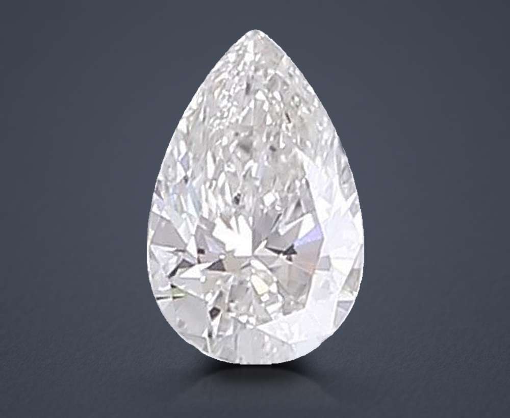 0.28 Carat Pear Lab Diamond