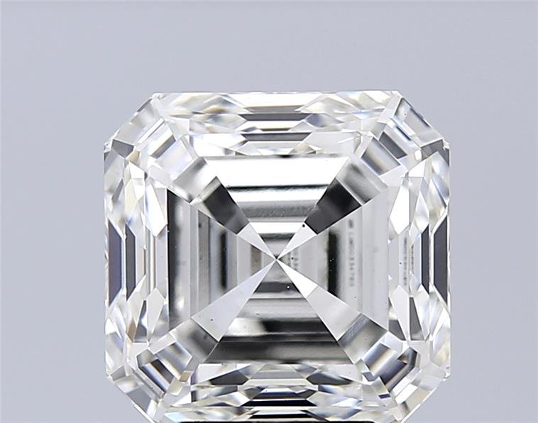 7.03ct G VS2 Very Good Cut Asscher Lab Grown Diamond