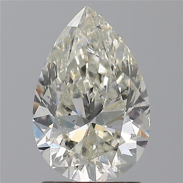 1.55ct K SI2 Rare Carat Ideal Cut Pear Diamond