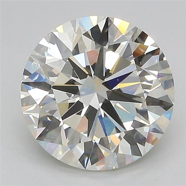 2.76ct J VS1 Excellent Cut Round Lab Grown Diamond