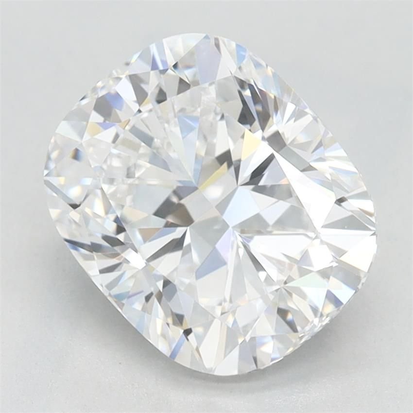 2.47ct D VVS2 Very Good Cut Cushion Lab Grown Diamond