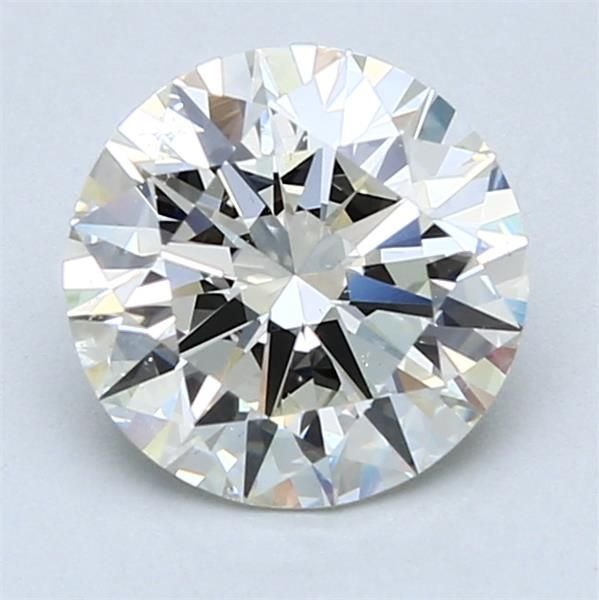 2.01ct J SI1 Rare Carat Ideal Cut Round Diamond