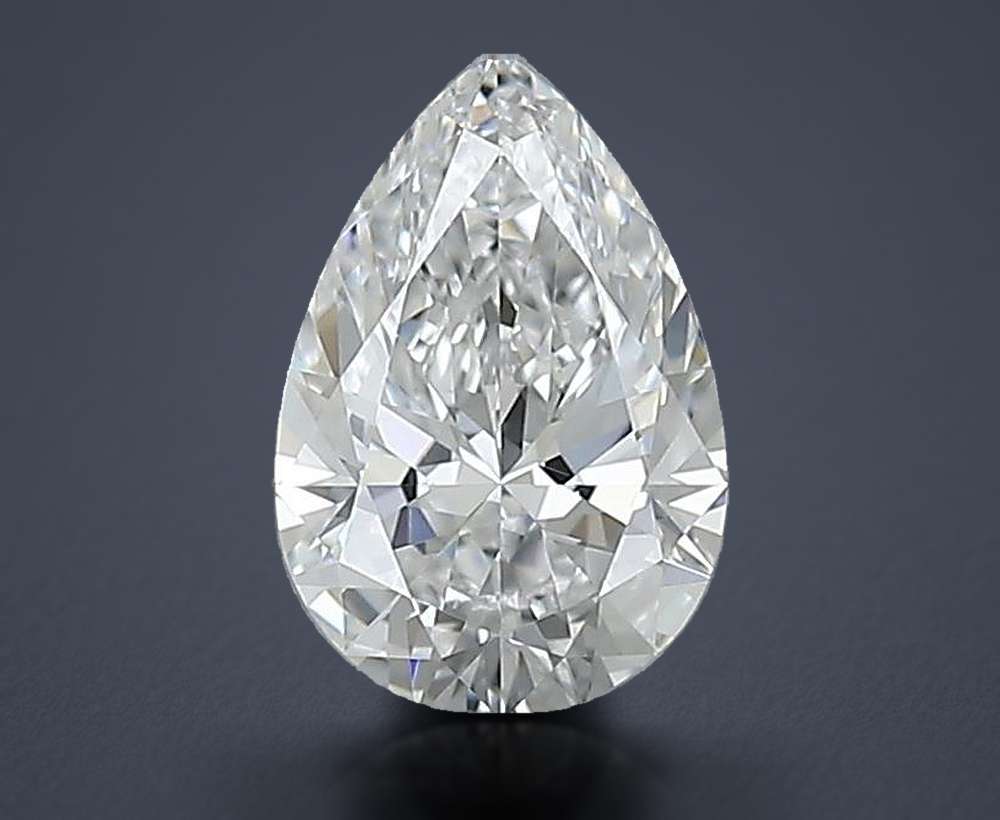 0.50 Carat Pear Natural Diamond