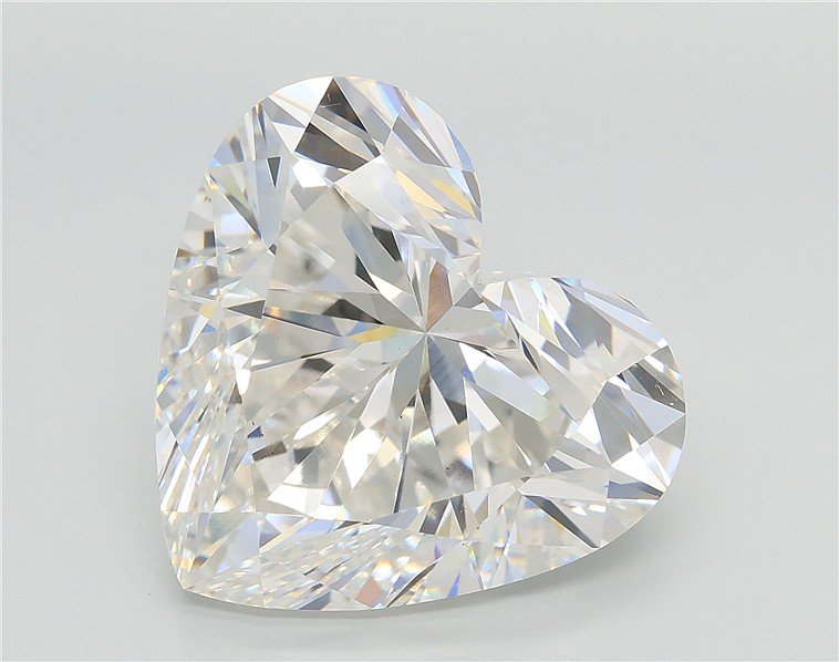12.55ct F VS1 Rare Carat Ideal Cut Heart Lab Grown Diamond
