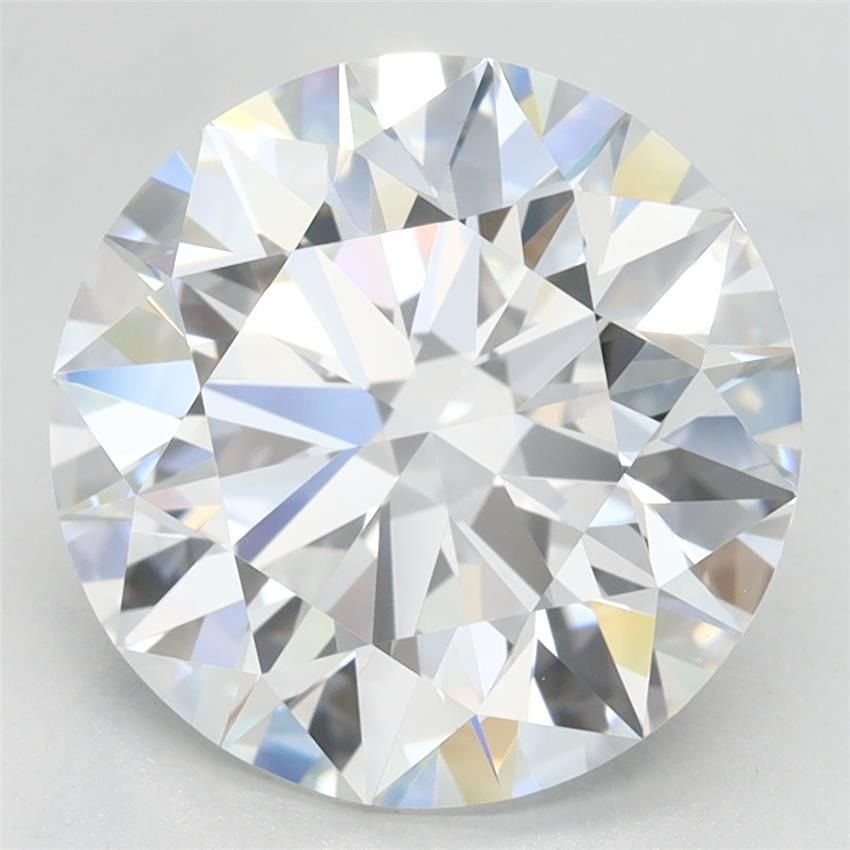 4.09ct D VVS1 Rare Carat Ideal Cut Round Lab Grown Diamond