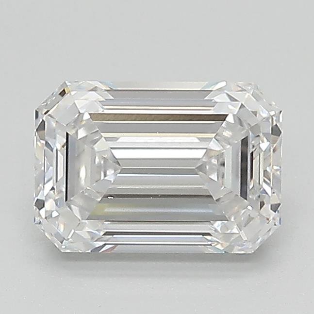 1.19ct D VVS2 Rare Carat Ideal Cut Emerald Lab Grown Diamond