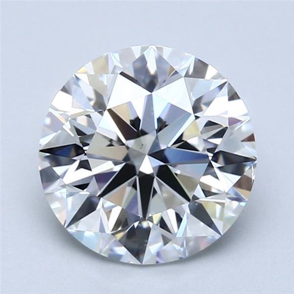 2.30ct F VS2 Rare Carat Ideal Cut Round Diamond