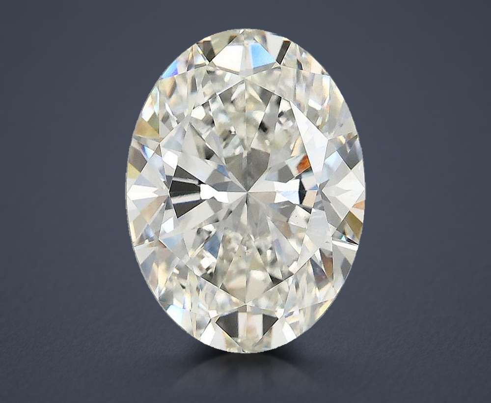 3.92 Carat Oval Lab Diamond